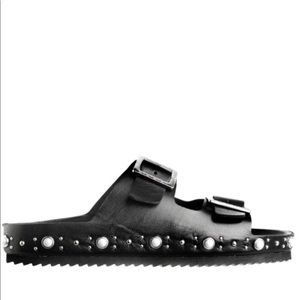 Hispanitas black sandals